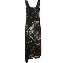 Yohji Yamamoto Floral Print Dress - Black