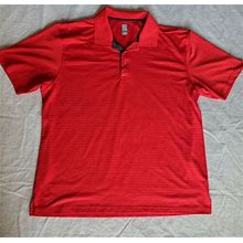 Pga Tour Men's Polo Shirt Golf Xxl Short Sleeve 100% Polyester