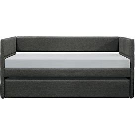 Arie Twin Daybed With Trundle In Dark Gray By Homelegance