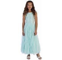 Speechless Little Girls Sleeveless Maxi Dress | Green | Regular 6 | Dresses Maxi Dresses