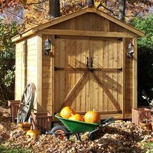 Outdoor Living Today 8X12 Spacemaker Storage Shed With Double Doors