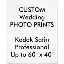 Wedding Custom 8" X 10" Professional Photo Prints