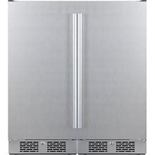 Avallon AFR152SSDUAL 30 Inch Wide 6.7 Cu. Ft. Built-In Or Free Standing Side By Side Dual Compact Refrigerator