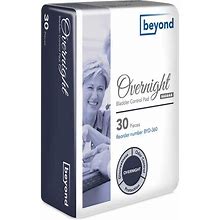 Beyond Overnight Adult Incontinence Beyond Bladder Pads (BAG) - 13.25 Inch