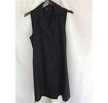 Eileen Fisher Dress Sleeveless Black Dress S Perfect Condition