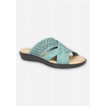Women's Coho Sandal By Franco Sarto In Turquoise (Size 10 M)