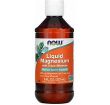 Now Supplements, Liquid Magnesium With Trace Mineral, Nervous System Support, 8-Ounce