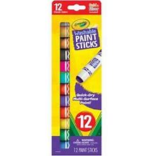 Crayola Project Quick-Dry Paint Sticks - 1 Pack - Multicolor, CYO546211 | By Cleanltsupply.Com