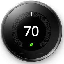 Nest Learning Thermostat - Smart Wi-Fi Thermostat - Mirror Black