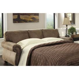 Ashley Larkinhurst Earth Queen Sofa Sleeper, Brown Traditional Sofas From Coleman Furniture