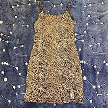 Shein Dresses | Leopard Print Dress | Color: Black/Tan | Size: M