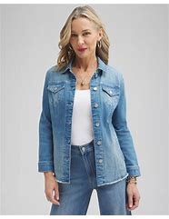 Image result for Denim Jacket with Buttons