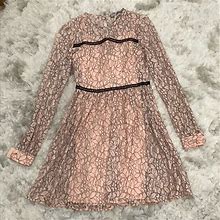 Nwt Asos Peach Lace Dress Size Small | Color: Brown/Tan | Size: S
