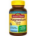 Nature Made Magnesium Citrate 250 Mg Softgels Dietary Supplement For Muscle Support, 60 Ct, 6 Pack