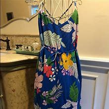 George Dresses | George Floral Sundress | Color: Blue/Yellow | Size: 14