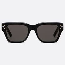 DIOR - CD Diamond S2i Black Rectangular Sunglasses - Men
