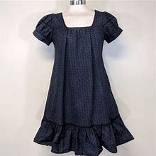Anthropologie Dresses | Anthro Odille Black Swiss Dot Babydoll Dress | Color: Black | Size: Xs