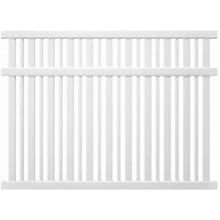Outdoor Essentials Lafayette 6 ft. X 8 ft. Spaced Picket Fence Panel