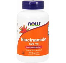Now Foods Niacinamide (B-3) 500 Mg - 100 Capsules