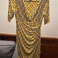 Get Today - Ralph Lauren Yellow Chainlink Dress - Women | Color: Yellow | Size: Petite S