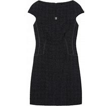 Givenchy Women's Dress In Tweed - Black - Size 6