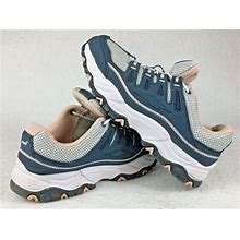 Avia Sneakers Womens 8.5 Elevate Trail Blue Gray Peach 36159635 Low