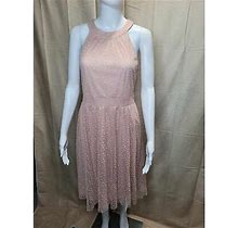 Candalite Petite Pink Dot Tulle Dress