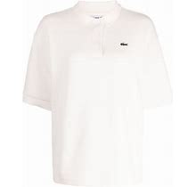Lacoste - Logo-Appliqué Cotton Polo Shirt - Women - Cotton/Polyester/Elastane/Cotton - 36 - White