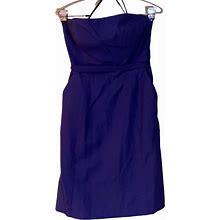 Glint Dresses | Glint Semi Formal Silk/Cotton Blend Dress Nwt | Color: Purple | Size: 10