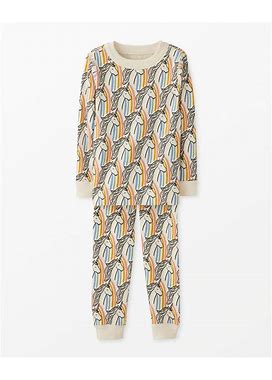 Toddler Long John Pajama Set In Freyja The Unicorn - 100% Cotton - Girls' Size 3 By Hanna Andersson