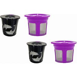 Reusable For K-Cup Shell For K Cup Can Be Filled With Coffee Capsule Suitable For Keurig 2.0 1.0,B