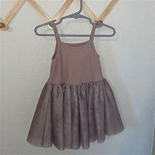 Old Navy Dresses | Old Navy Sleeveless Rib-Knit Tutu Dress For Toddler Girls | Color: Brown | Size: 18-24Mb