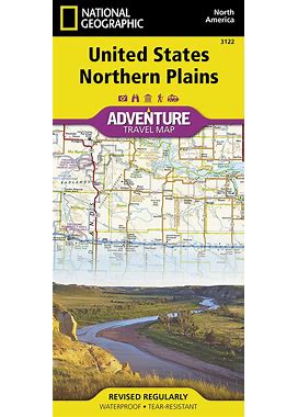 United States, Northern Plains Map (National Geographic Adventure Map, 3122)