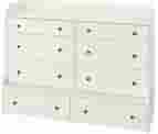 IKEA - HAUGA 8-Drawer Dresser, White, 54 3/8X41 "