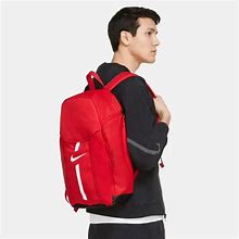 Nike Academy Team Backpack University Red White Padded Straps Dc2647 6