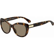 Kate Spade Tortoise Emmalynn/S 086Sp Cat Eye 54-17-140 Sunglasses