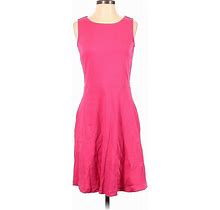 Talbots Casual Dress: Pink Dresses - Women's Size Small Petite
