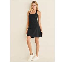Women's Halter Neck Dress - Black, Size L By Venus