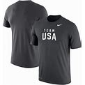Men's Nike Anthracite Team USA Olympic Performance T-Shirt Size:S