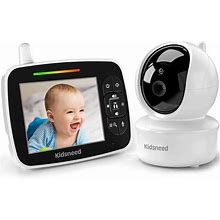 Baby Monitor - 3.5 Inch Video Baby Monitor With Remote Control Pan& Tilt &Zoom Camera, Two-Way Audio, Night Vision - Video Monitor