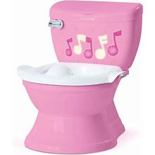 Summer My Size Potty Lights And Songs Transitions, Pink - Realistic Potty Training Toilet With Interactive Handle That Plays Music For Kids, Removabl