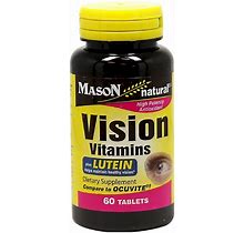 Mason Natural Vision Vitamins Plus Lutein Tablets - 60Ct, Pack Of 5