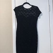 H&M Dresses | H&M Lace Dress | Color: Black | Size: M