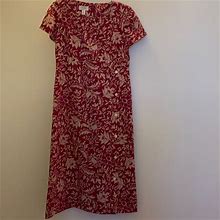Talbots Dresses | Talbots Petite Womens Maxi Dress | Color: Red | Size: 6P