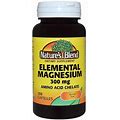 Nature's Blend Elemental Magnesium Vitamin | 300 Mg | 100 Caps