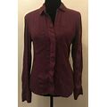 Cloth & Stone Womens Long Sleeve Blouse Size Small Red Flannel Hi-Low