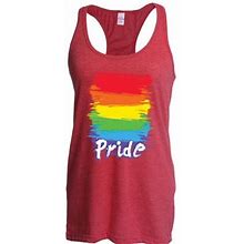 Rainbow Pride Gift For Gay Lgbt Family Friend Birthday Christmas Party Women's Next Level Ladies' Ideal Racerback Tank Clothes