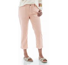 Aventura Women's Landis Crop Pant - Pink Size 16 - Organic Cotton