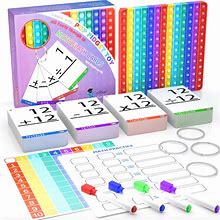 Multiplication, Division, Addition & Subtraction Math Games - Flash Cards For Kids Ages 4-8 - Times Tables, Kindergarten To 5th Grade