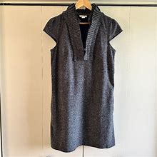 Loft Dresses | Ann Taylor Loft Wool Shift Dress, Size 8 | Color: Gray | Size: 8